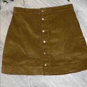 Corduroy skirt